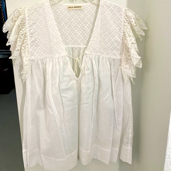 Ulla Johnson Tops - Ulla Johnson white blouse - never worn
